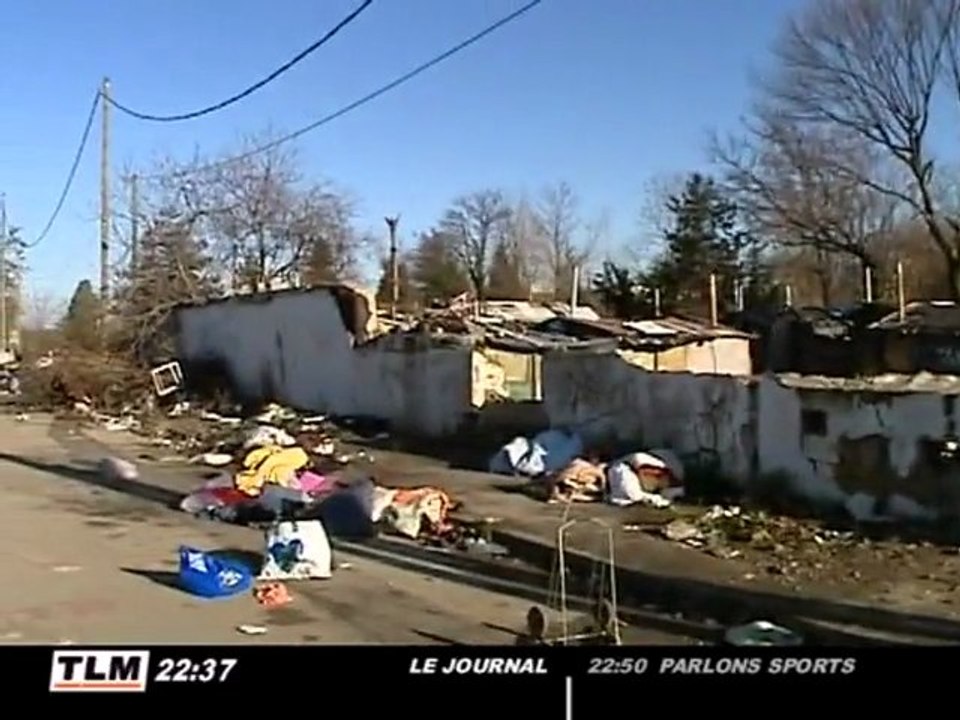 Expulsion de 2 bidonvilles de roms (Lyon)