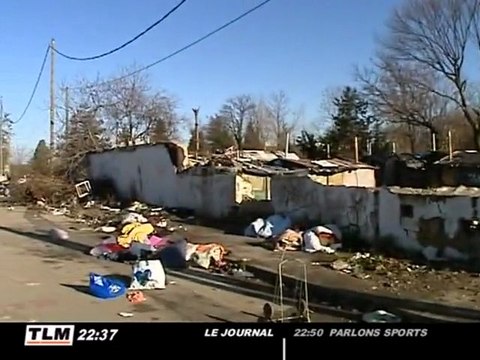Expulsion de 2 bidonvilles de roms (Lyon)