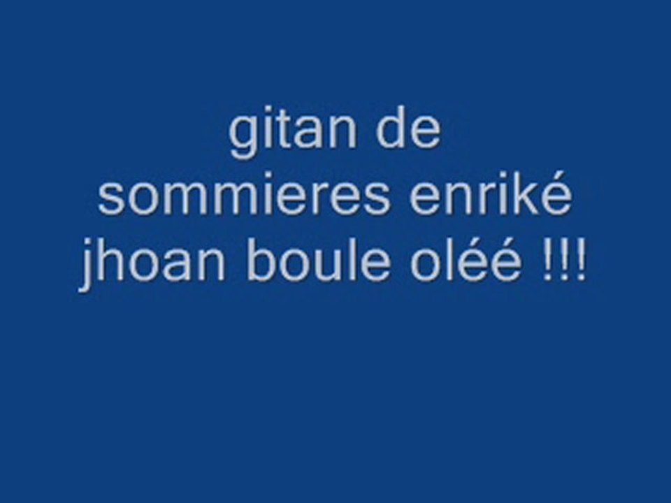 gitan de  perpignan et de sommieres