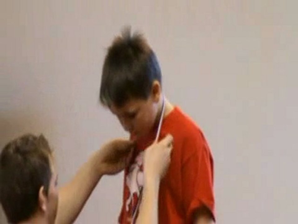 BENDJY & CLARA & AXEL CHAMPIONNAT DE LUTTE  12 DECEMBRE 2009