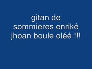 gitan de  perpignan et de sommieres