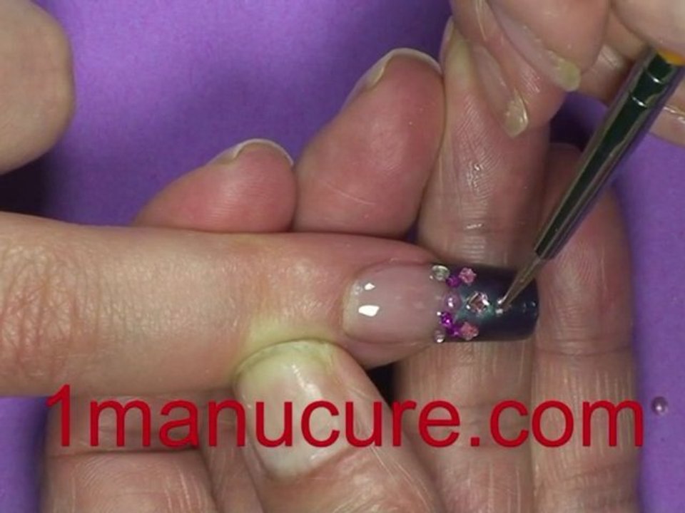 French fantaisie pour Noël par American Nails - Partie 2 -