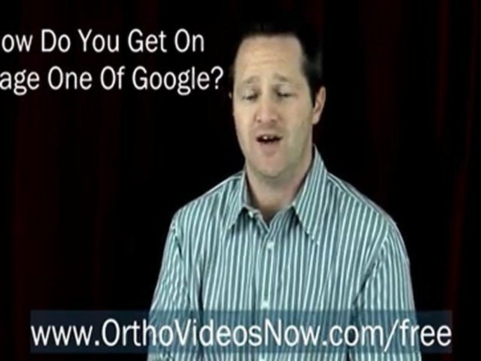 How To Get Your Ortho Website On Page 1 Of Google?