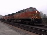 BNSF #5288 W/ a Grain train
