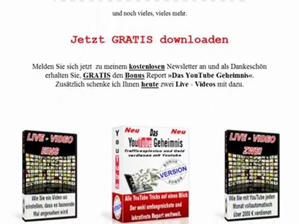 Hammer! Mit YouTube Videos Geld Verdienen ! Achtung ! ...