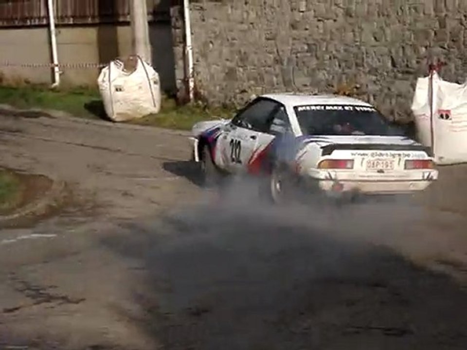 Rallye Aywaille 2009 Manta Cornet L.-Moes P. ES1