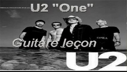 U2 "One" guitare leçon