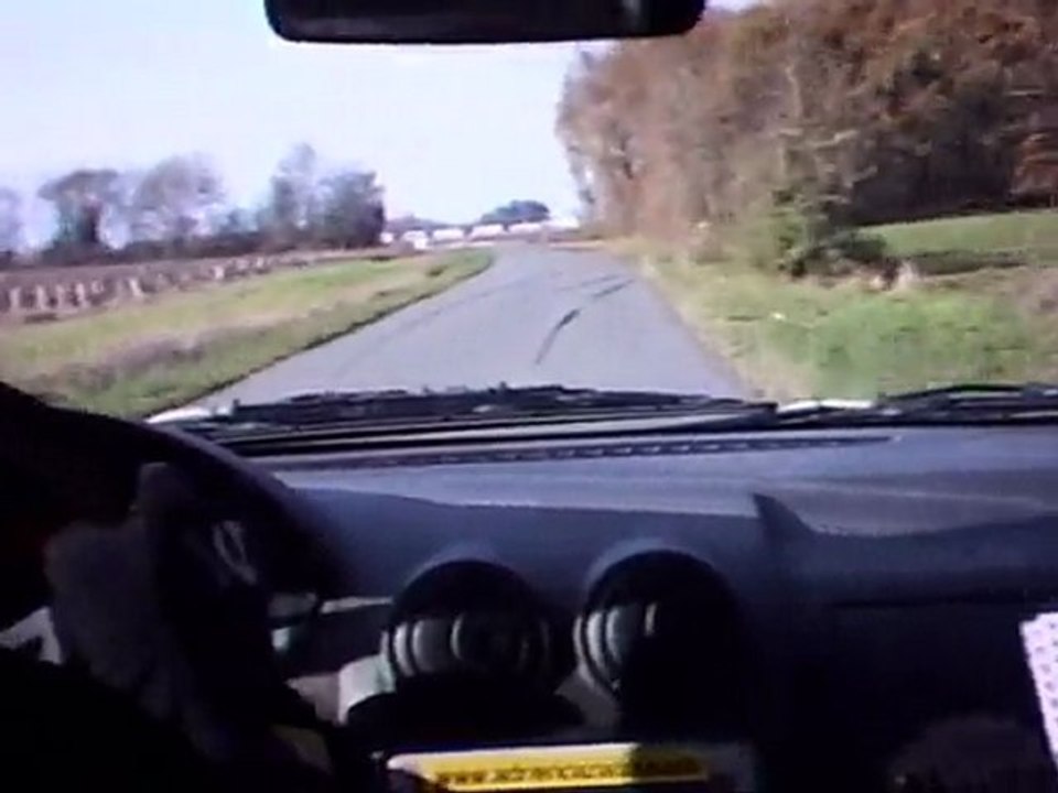 Rally du Médoc 2009 ES3 - Adrien Cazalas