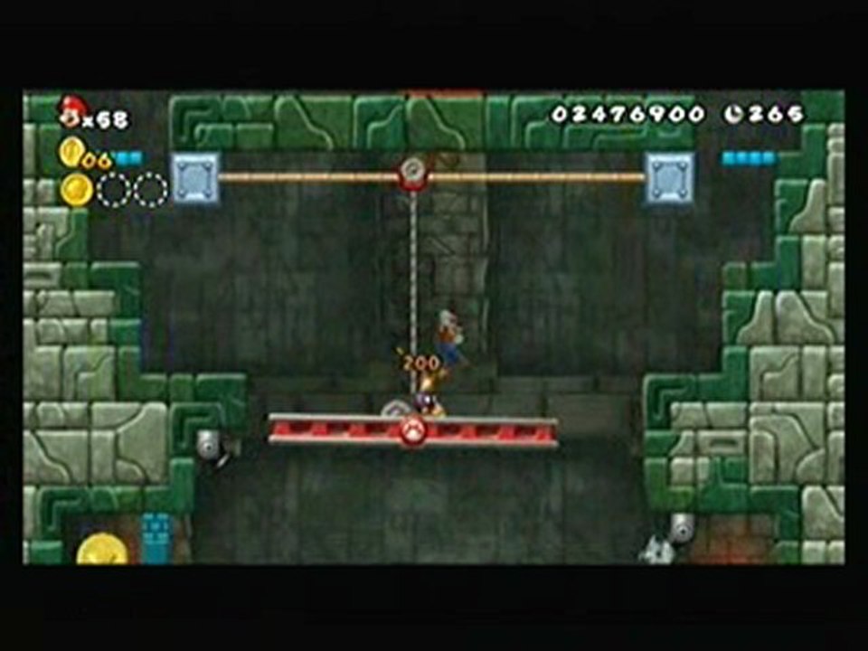 New Super Mario Bros.Wii W.T 17 Le punk au cheveux bleu