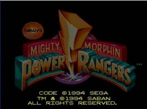 Mighty Morphin' Power Rangers [mega-cd] videotest