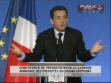 EVENEMENT,Discours de Nicolas Sarkozy sur les décisions prises sur le grand emprunt