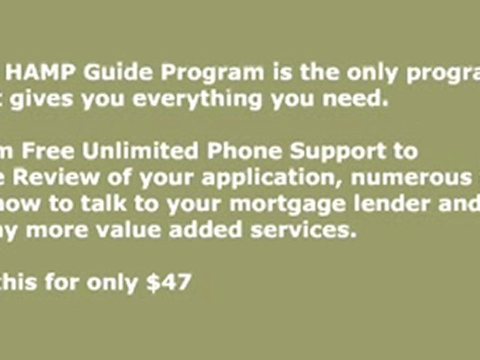 Do Loan Modification Guides Help?