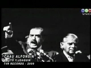 TVR - Canción de despedida a Alfonsín by Joaquín y Fito