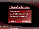 Learn Russian - Video Vocabulary Beginner series #10