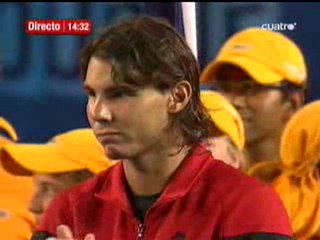 Les larmes de Federer à l'Open  d'Australie