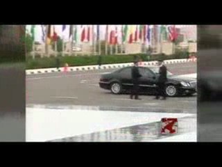 Etienne Mougeotte dans délégation officielle du Président