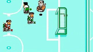 Ike Ike! Nekketsu Hockey Bu - (NES)