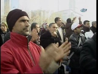 Tekel İşçileri AK Parti Genel Merkezi Önünde