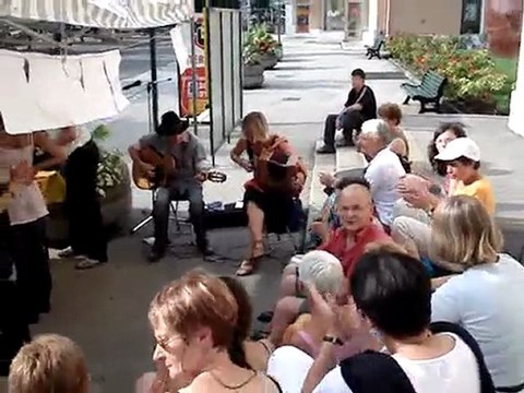 Saint Claude - Jura - Pots d'accueil en musique - été 2008