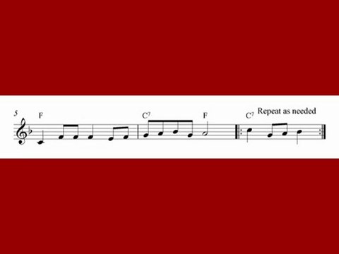 The Twelve Days Of Christmas, soprano recorder sheet music