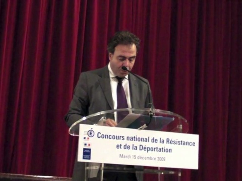 Remise des prix du Concours national de la Résistance 2009