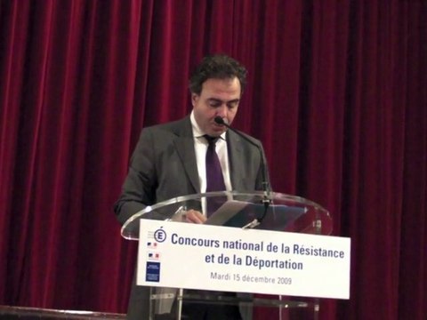 Remise des prix du Concours national de la Résistance 2009