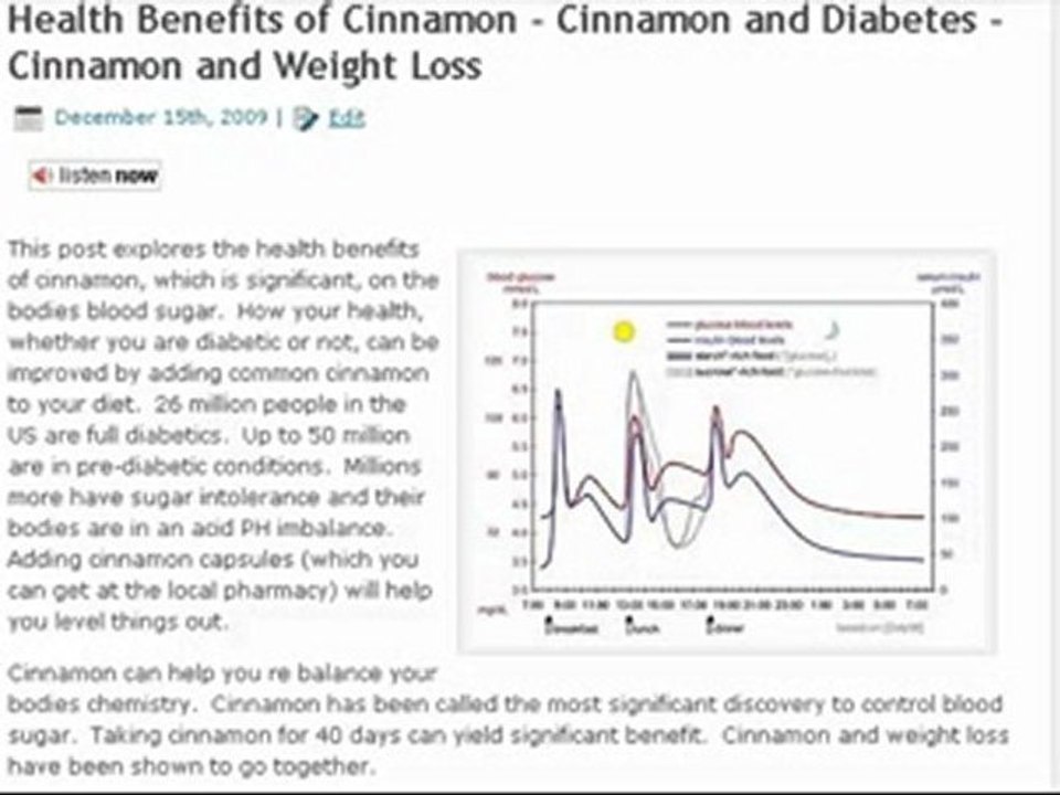 Health Benefits Of Cinnamon Cinnamon & Weight Loss