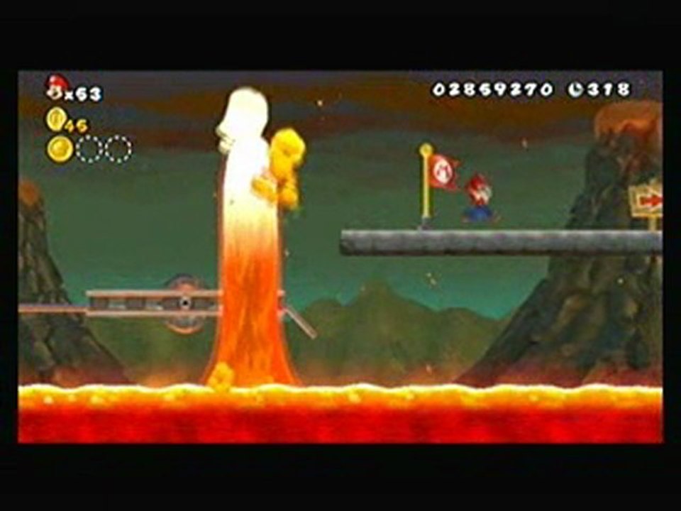 New Super Mario Bros.Wii W.T 20 Dernière ligne droite
