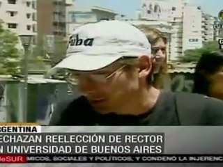 Enfrentamiento entre estudiantes y autoridades en Argentina