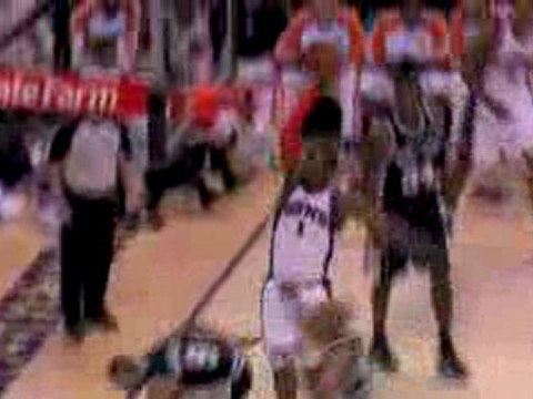 NBA Amar'e Stoudemire against the Spurs.