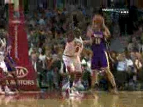 NBA Joakim Noah BLOCK two back-to-back on Pau Gasol.