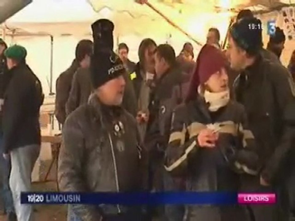 Millevaches 2009 concentr motos : reportage de FR3 Limousin