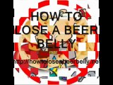 how to lose beer belly