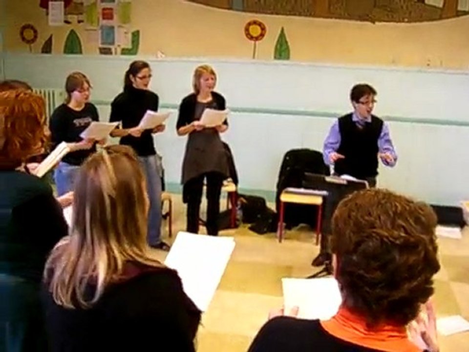 Stage VOCES8 avec Paul Smith - Marsal (57) - 5 décembre 2009