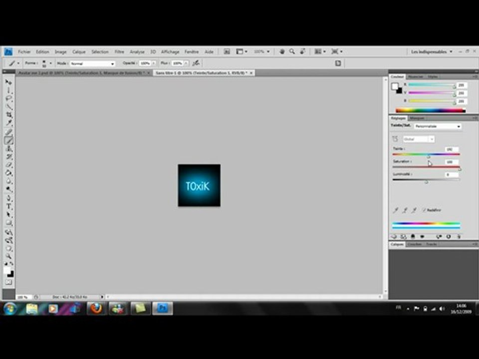 Tutoriel Adobe Photshop - Créer un avatar simple