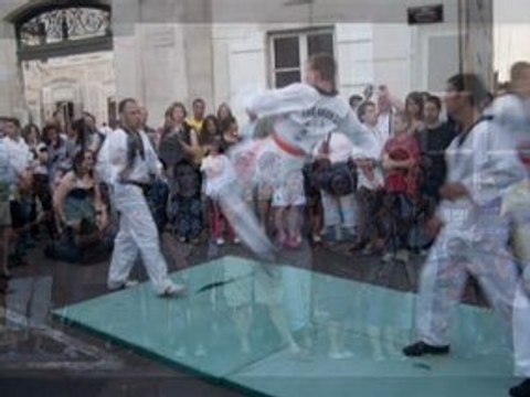 Montage photos de l'atelier taekwondo