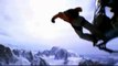 extreme snow sport freestyle jumping