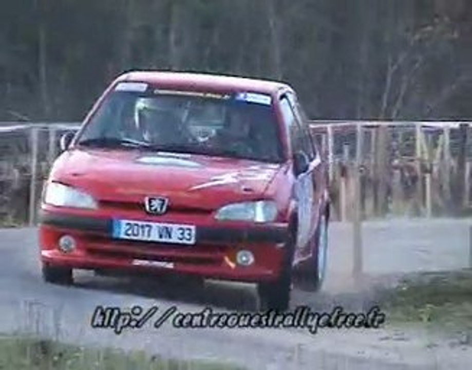 Rallye du Médoc 2009 reno et denis 106 groupe A