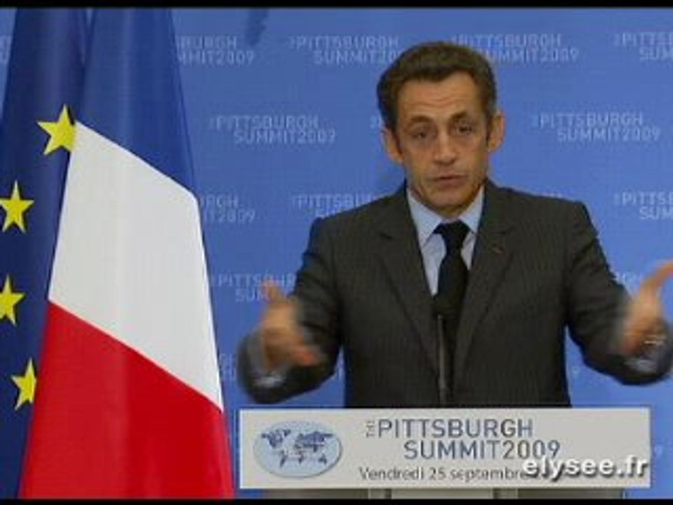 Conférence de presse à Pittsburgh
