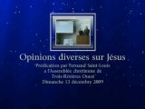 Fernand Saint-Louis - Opinions diverses sur Jésus