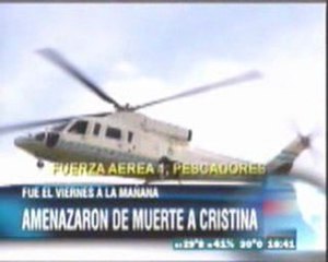 AMENAZAS PRESIDENTA 16-12-2009