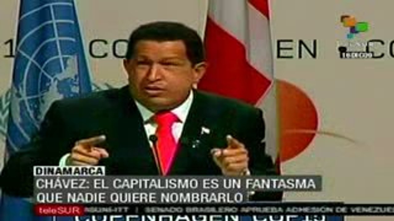Hugo Chávez habla: fantasmas capitalistas en Copenhague