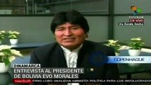 Evo Morales habla del capitalismo y el cambio climático