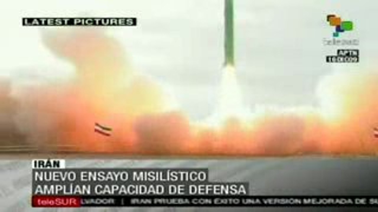 Iran prueba nuevo misil de largo alcance
