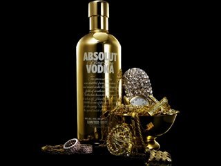 The Russian Love Gold Flakes Vodka