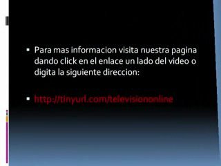 tv internet-television por internet