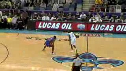 NBA Will Bynum takes this ball from Darren Collison at mid-c