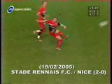 rennes-nice 2004/2005