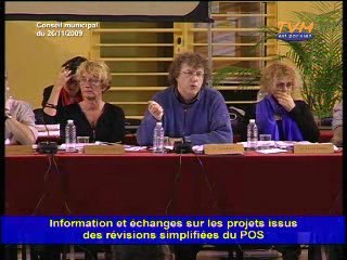 Conseil municipal 26/11/2009 - Question 3