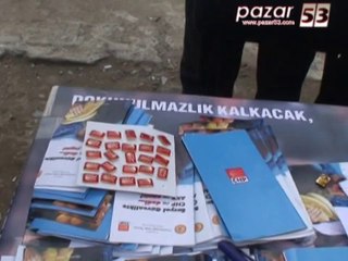 Pazar'da CHP'den imza kampanyası